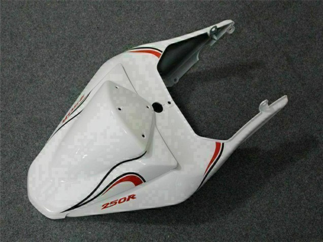 Blanc Rouge Carénage Moto EX250 2008-2012 Blanc Rouge Carénage Moto EX250 2008-2012