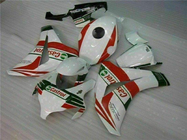 Blanc Rouge Carénages Moto CBR 1000 RR 2008-2011 Blanc Rouge Carénages Moto CBR 1000 RR 2008-2011