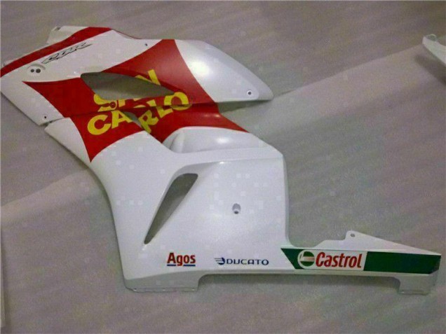 Blanc Rouge Carrosserie Moto CBR 1000 RR 2004-2005 Blanc Rouge Carrosserie Moto CBR 1000 RR 2004-2005