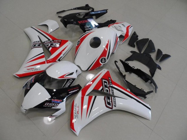 Blanc Rouge HRC Carénage Moto CBR 1000 RR 2008-2011