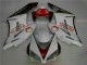 Blanc Rouge Kit Carénages Motos CBR 1000 RR 2004-2005 Blanc Rouge Kit Carénages Motos CBR 1000 RR 2004-2005