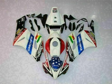 Blanc Rouge Kit Carénages Motos Complet CBR 1000 RR 2004-2005