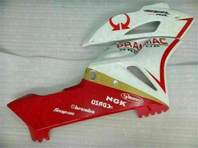 Blanc Rouge Kit Carénages Motos & Plastique CBR 1000 RR 2004-2005 Blanc Rouge Kit Carénages Motos & Plastique CBR 1000 RR 2004-2005