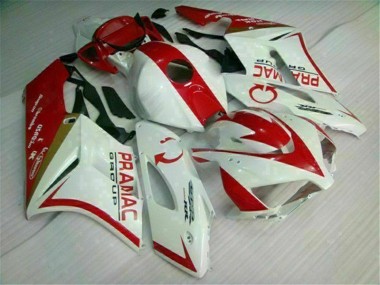 Blanc Rouge Kit Carénages Motos & Plastique CBR 1000 RR 2004-2005