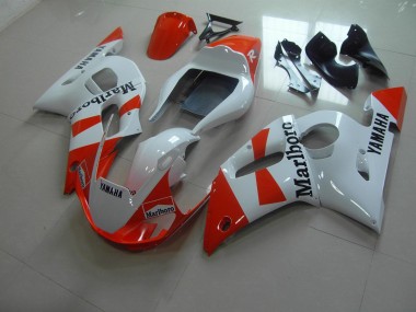 Blanc Rouge Marlboro Carénage Moto R6 1998-2002