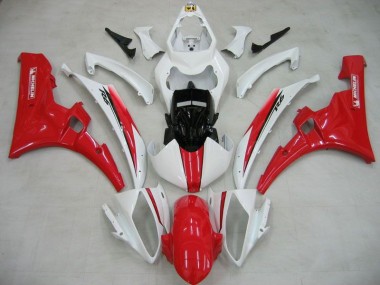 Blanc Rouge Michelin Carénage Moto R6 2006-2007