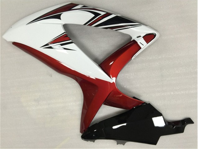 Blanc Rouge Noir Carénage Moto GSXR 600 / 750 K8 2008-2010