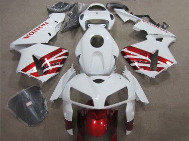 Blanc Rouge Noir Carénages Moto CBR 1000 RR 2004-2005