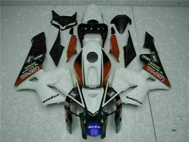 Blanc Rouge Noir Lee Carénage Moto CBR 600 RR 2005-2006