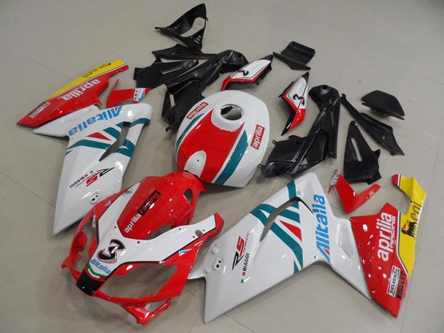 Blanc Rouge Vert Carénage Moto RS 125 2006-2011