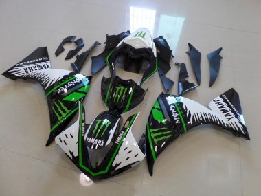 Blanc Vert Big Monster Carénage Moto R1 2009-2011