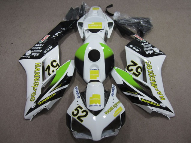 Blanc Vert Hannspree 52 Carénages Moto CBR 1000 RR 2004-2005