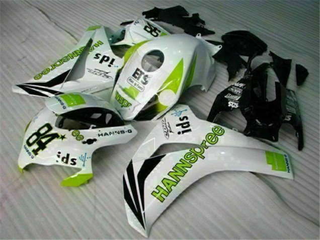 Blanc Vert Hannspree 84 Carénage Moto CBR 1000 RR 2008-2011
