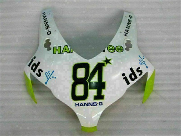 Blanc Vert Hannspree 84 Carénage Moto CBR 1000 RR 2008-2011