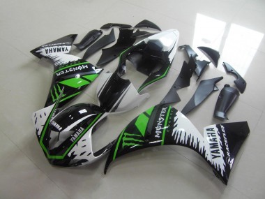 Blanc Vert Monster Carénage Moto R1 2012-2014
