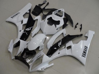 Blanc et Noir Carénage Moto R6 2006-2007