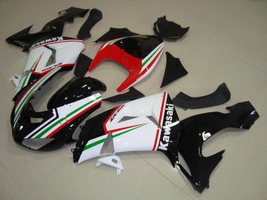 Blanc et Noir Carénage Moto ZX10R 2006-2007