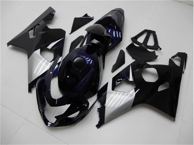 Bleu Argent Carénage Moto GSXR 600 / 750 K4 2004-2005