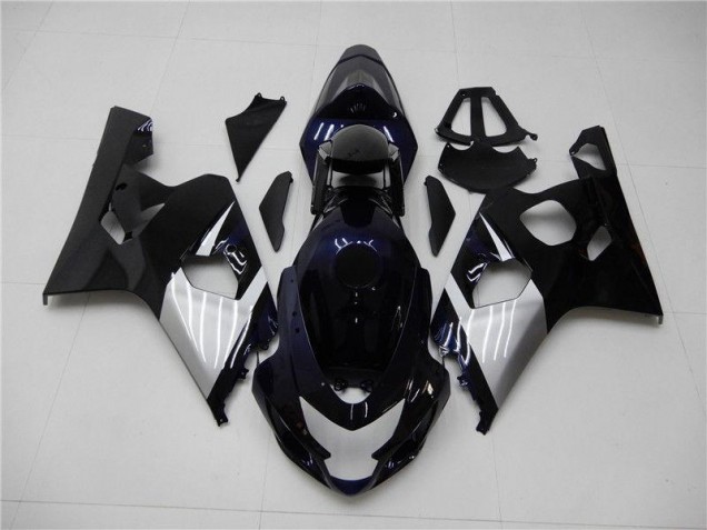 Bleu Argent Carénage Moto GSXR 600 / 750 K4 2004-2005