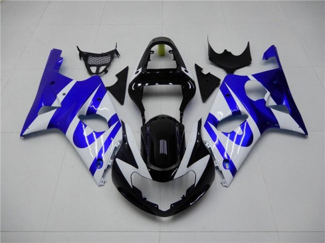 Bleu Blanc Carénage Moto GSXR 1000 K1 2000-2002