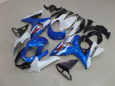 Bleu Blanc Carénage Moto GSXR 1000 K9 2009-2016