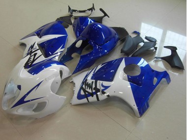 Bleu Blanc Carénage Moto GSXR 1300 Hayabusa 1996-2007