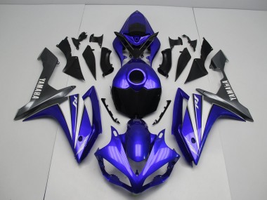 Bleu Blanc Carénage Moto R1 2007-2008