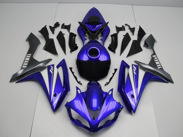 Bleu Blanc Carénage Moto R1 2007-2008