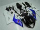 Bleu Blanc Carénages Moto GSXR 1000 K5 2005-2006