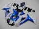 Bleu Blanc Carénages Moto GSXR 600 / 750 K11 2011-2024