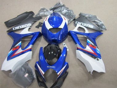 Bleu Blanc Carrosserie Moto GSXR 1000 K7 2007-2008