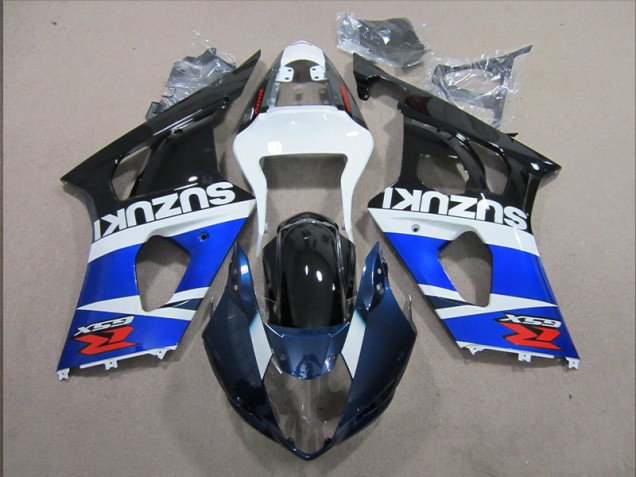 Bleu Blanc Décalque Carénage Moto GSXR 1000 K3 2003-2004