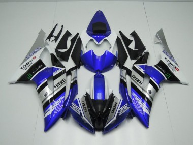Bleu Blanc ENEOS Monster Carénage Moto R6 2008-2016