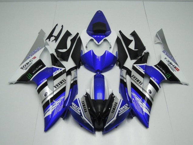 Bleu Blanc ENEOS Monster Carénage Moto R6 2008-2016 Bleu Blanc ENEOS Monster Carénage Moto R6 2008-2016