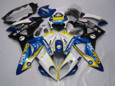 Bleu Blanc GoldBet Carénage Moto S1000RR 2009-2014