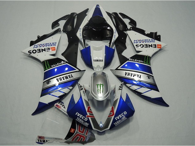 Bleu Blanc IVECO Carénage Moto R1 2012-2014