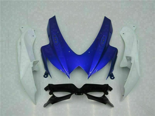 Bleu Blanc Kit Carénages Motos Complet GSXR 600 / 750 K8 2008-2010