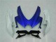 Bleu Blanc Kit Carénages Motos Complet GSXR 600 / 750 K8 2008-2010