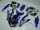Bleu Blanc Kit Carénages Motos Complet GSXR 600 / 750 K8 2008-2010