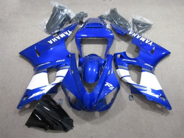 Bleu Blanc Kit Carénages Motos Complet R1 2009-2011