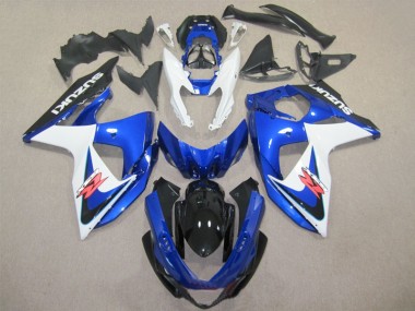 Bleu Blanc Kit Carénages Motos GSXR 1000 K9 2009-2016