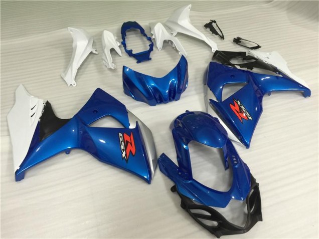 Bleu Blanc Kit Carénages Motos & Plastique GSXR 1000 K9 2009-2016
