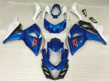 Bleu Blanc Kit Carénages Motos & Plastique GSXR 1000 K9 2009-2016