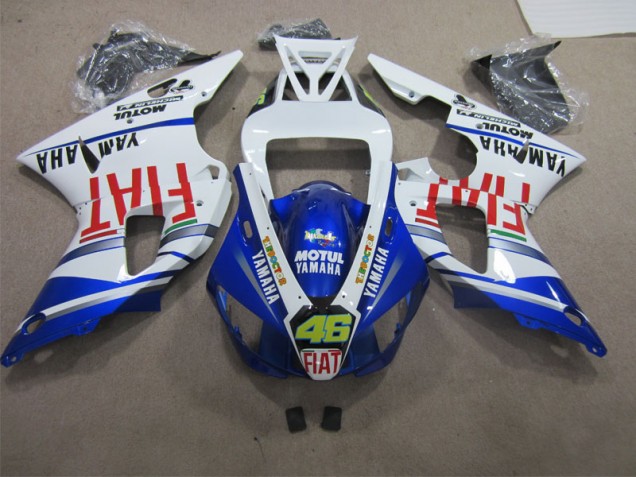 Bleu Blanc Motul Dunlop 46 Carénages Moto R1 2009-2011