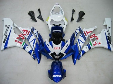 Bleu Blanc Motul Rouge Fiat Carénage Moto R6 2006-2007
