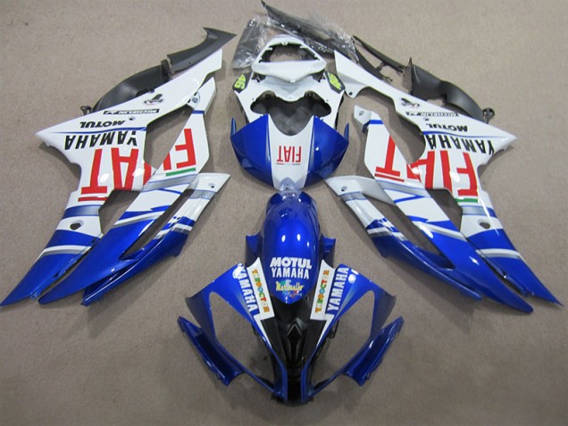 Bleu Blanc Motul Rouge Fiat Carénage Moto R6 2008-2016