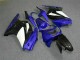 Bleu Blanc Noir Ninja Carénage Moto EX250 2008-2012 Bleu Blanc Noir Ninja Carénage Moto EX250 2008-2012