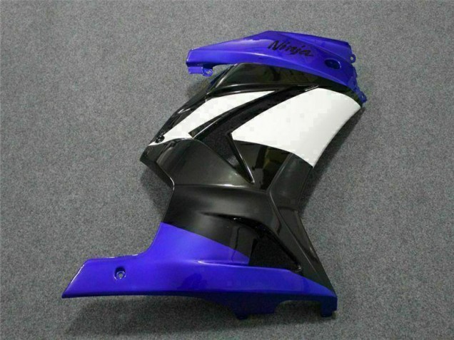 Bleu Blanc Noir Ninja Carénage Moto EX250 2008-2012 Bleu Blanc Noir Ninja Carénage Moto EX250 2008-2012