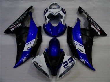 Bleu Blanc Noir YEC 23 Carénage Moto R6 2008-2016