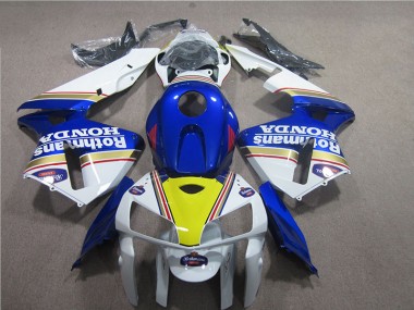 Bleu Blanc Rothmans Carénage Moto CBR 600 RR 2005-2006